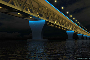 Padema Multipurpose Bridge in Banglandesh 